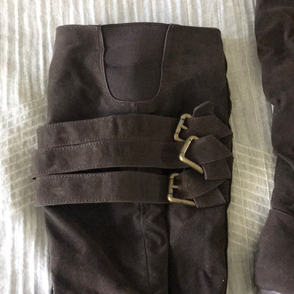 FINAL SALE YOKI brown knee-high boot, size 10* - Picture 3 of 4
